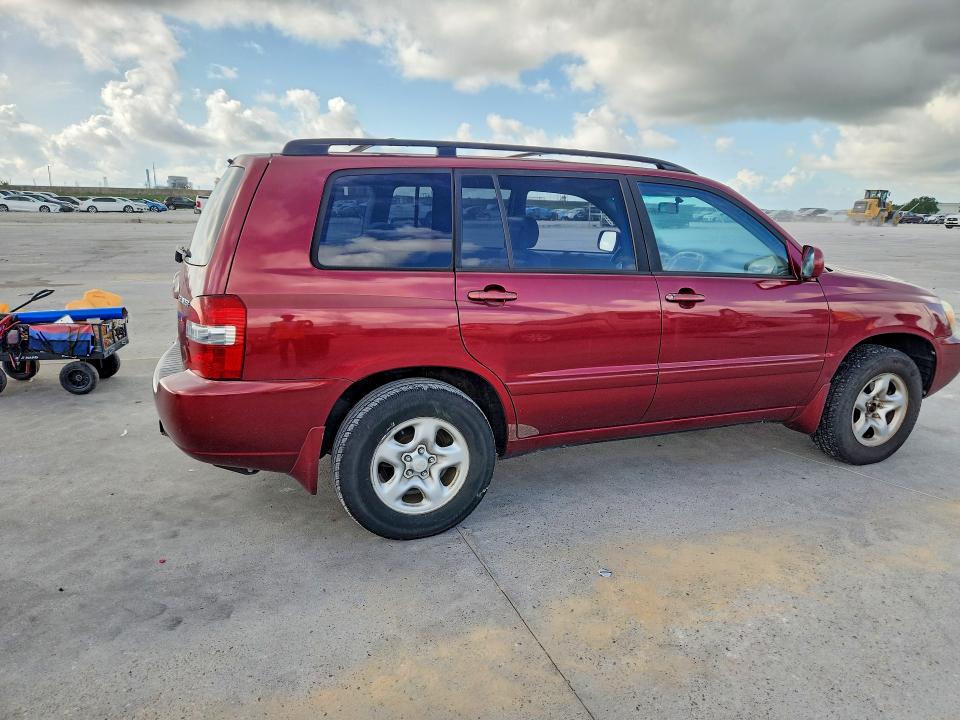 2006 Toyota Highlander VIN JTEGP21A360103964 COPART salvage auction — REAR END, LA - CERT OF TITLE-SALVAGE, sold $900 on 2026-07-22 (photo 3)