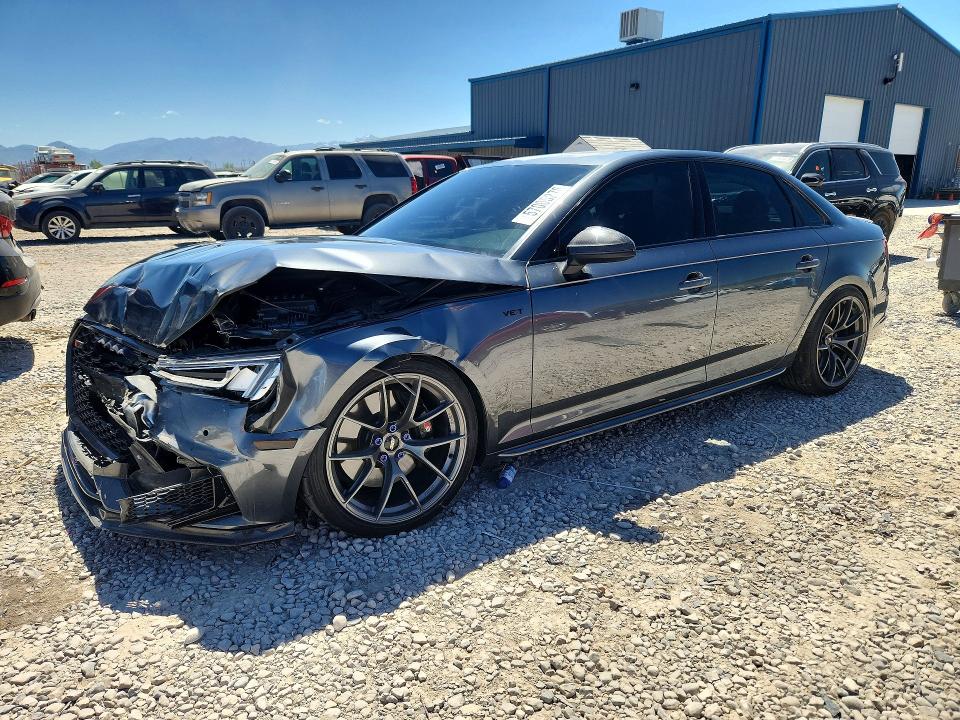 2018 Audi Rs4 VIN WAUB4AF40JA161843 COPART salvage auction — FRONT END, Ut - Salvage Certificate, sold $7,600 on 2026-07-31 (photo 1)