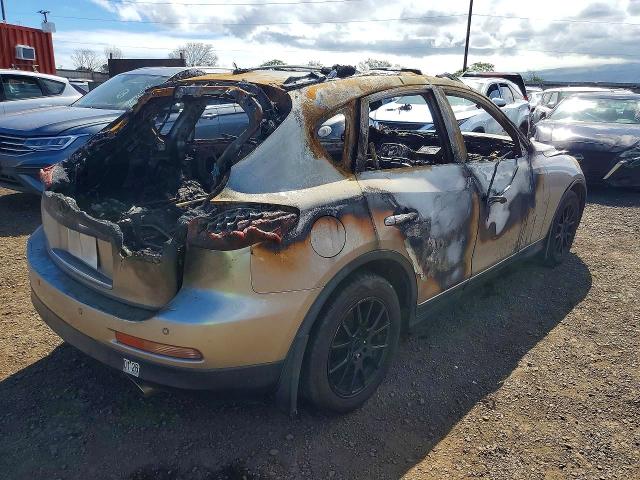 2008 Infiniti Ex35 VIN JNKAJ09E78M304770 COPART salvage auction — BURN, Hi - Bill Of Sale - Parts Only, sold $1 on 2026-07-29 (photo 3)