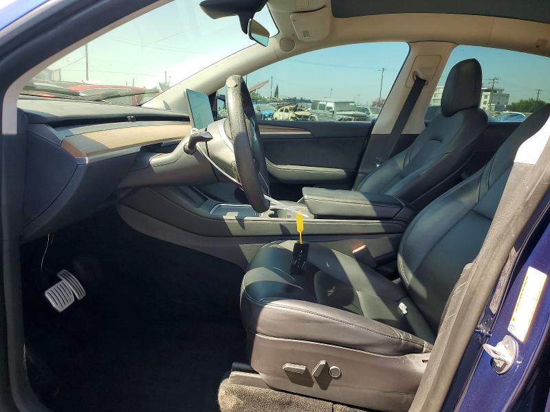2023 Tesla Model y VIN 7SAYGDEF3PF599185 COPART salvage auction — FRONT END, Ca - Salvage Certificate, sold $7,700 on 2026-07-13 (photo 7)