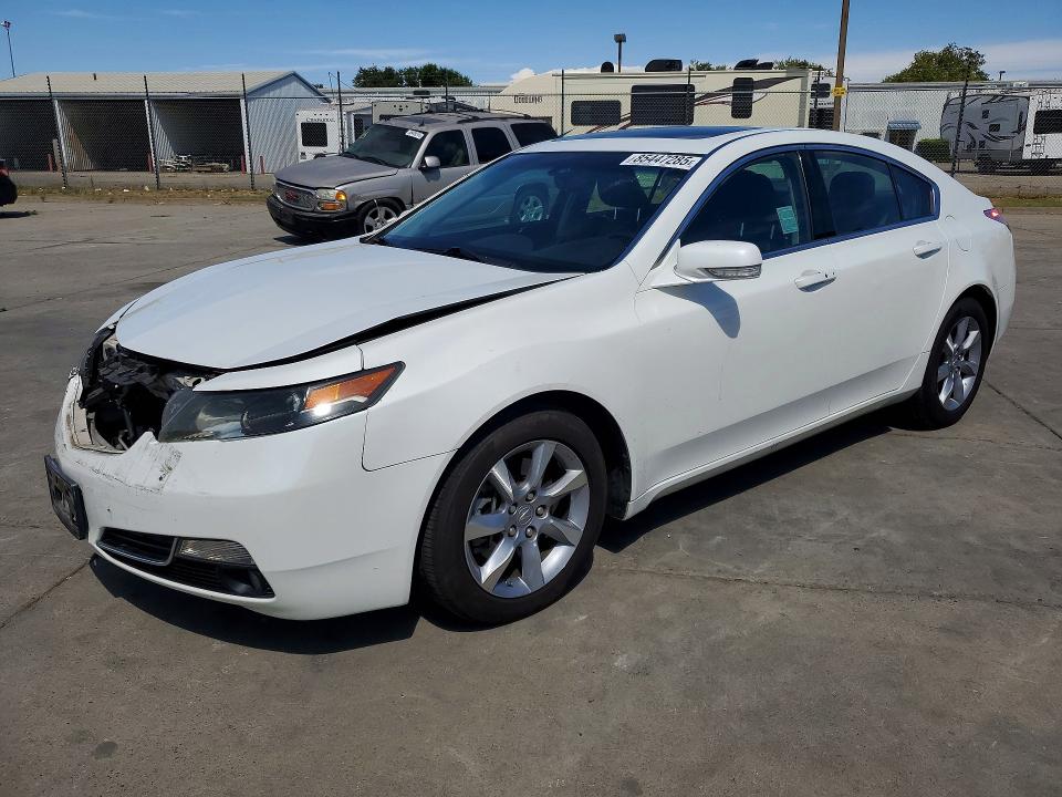 2013 Acura Tl VIN 19UUA8F55DA000058 COPART salvage auction — FRONT END, Ca - Salvage Certificate, sold $2,600 on 2026-07-20 (photo 1)