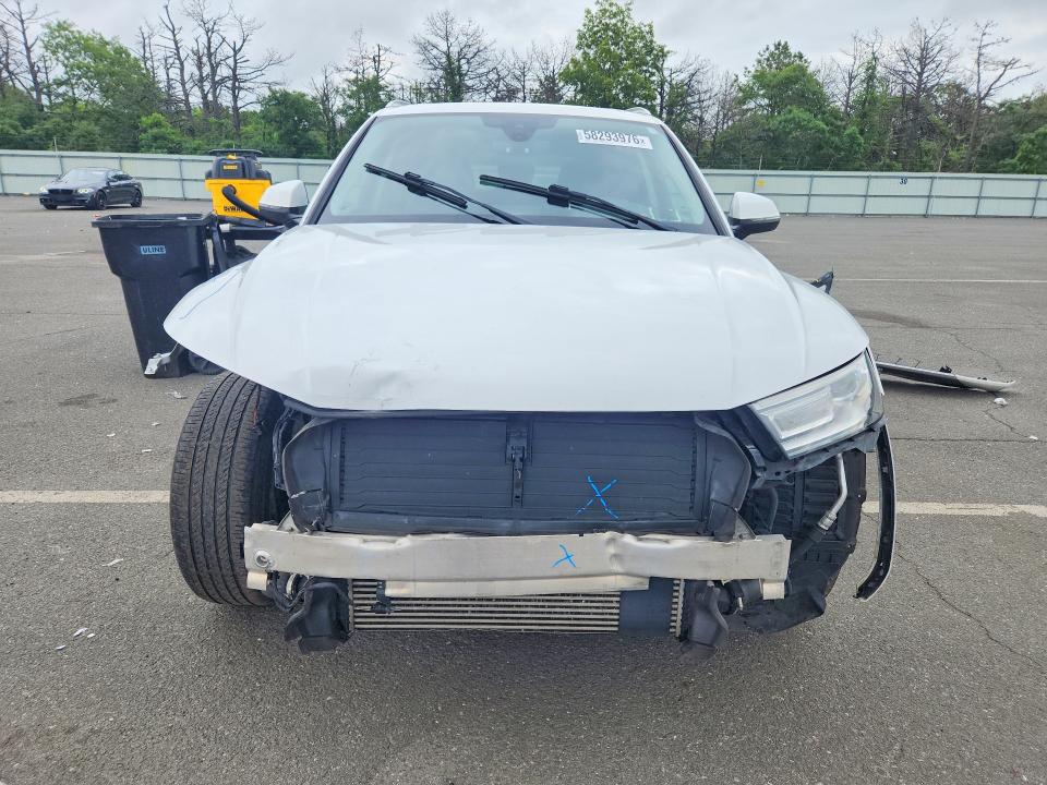 2018 Audi VIN WA1ANAFY6J2156942 COPART salvage auction — FRONT END, NY - MV-907A SALVAGE CERTIFICATE, sold $5,100 on 2026-07-27 (photo 5)