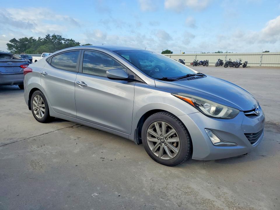 2016 Hyundai VIN 5NPDH4AE4GH660891 COPART salvage auction — FRONT END, Tx - Salvage Vehicle Title, sold $725 on 2026-07-04 (photo 4)