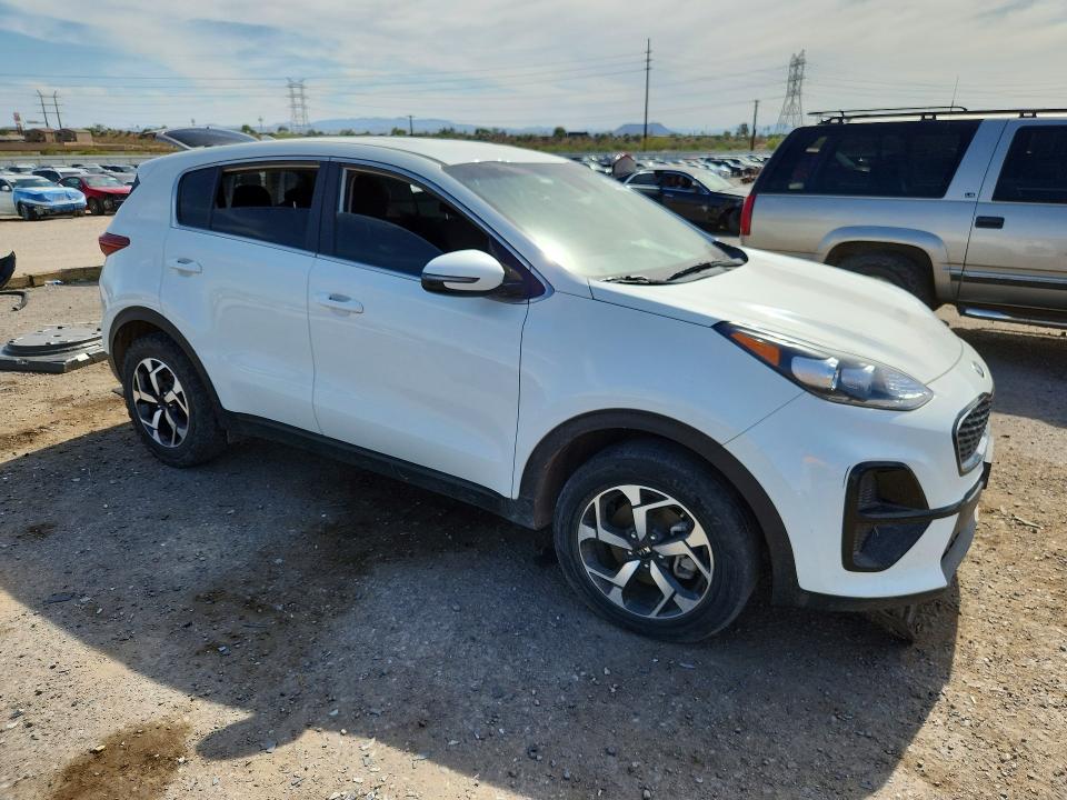 2020 Kia Sportage VIN KNDPM3AC2L7795576 COPART salvage auction — VANDALISM, Az - Cert Of Title - Salvage, sold $5,599 on 2026-07-07 (photo 4)