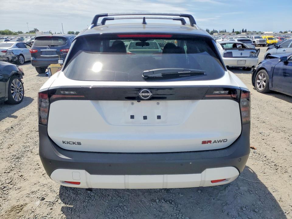 2026 Nissan Kicks VIN 3N8AP6DB6TL316710 COPART salvage auction — FRONT END, Ca - Salvage Certificate, sold $8,700 on 2026-07-09 (photo 6)