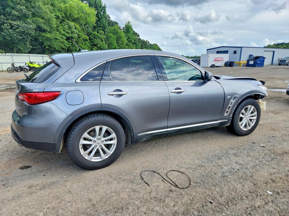 2017 Infiniti Qx70 VIN JN8CS1MU3HM142166 COPART salvage auction — FRONT END, La - Cert Of Title-Salvage, sold $500 on 2026-07-23 (photo 3)