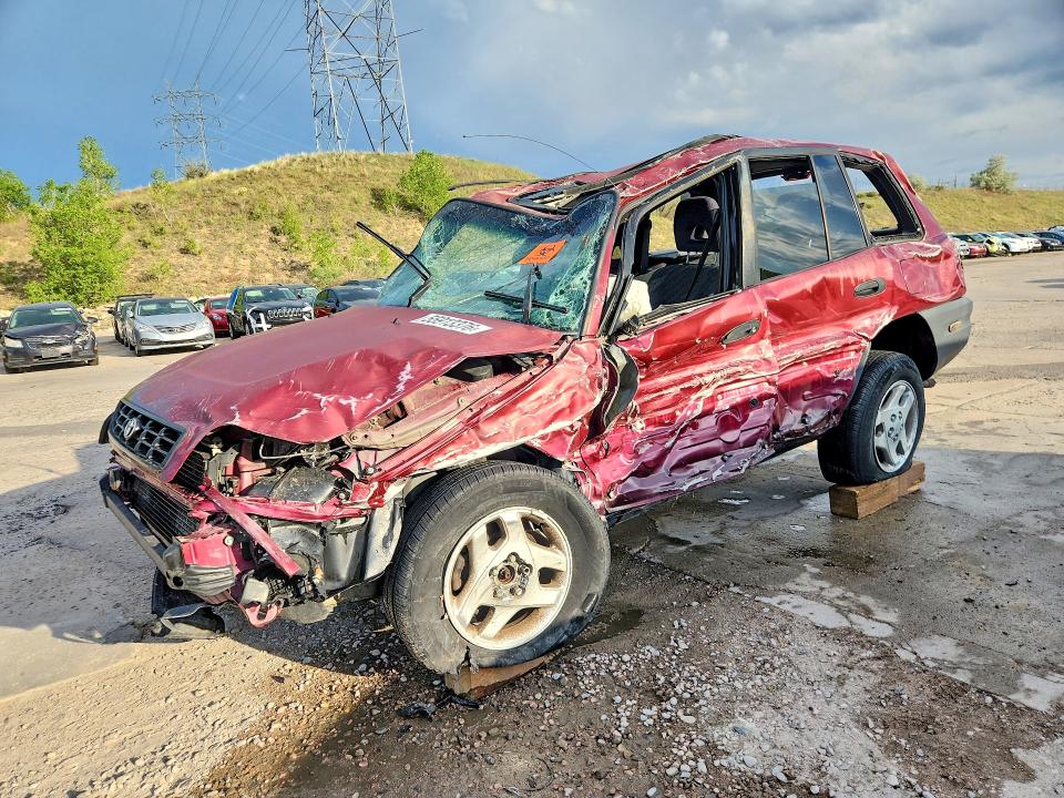 1998 Toyota Rav 4 VIN JT3HP10V6W7106618 COPART salvage auction — ROLLOVER, Co - Public - Nonrepairable, sold $250 on 2026-07-20 (photo 1)