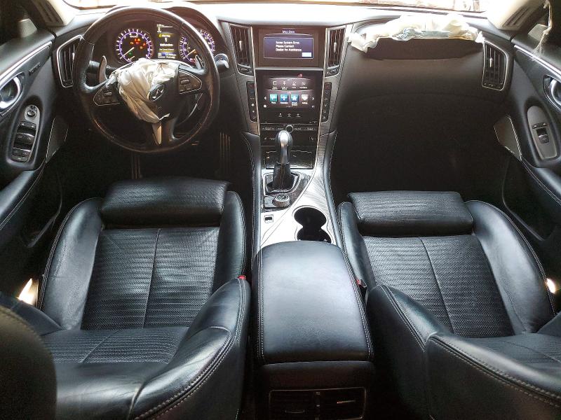 2017 Infiniti Q50 VIN JN1FV7AP3HM850843 COPART salvage auction — FRONT END, Tx - Salvage Vehicle Title, sold $150 on 2026-09-04 (photo 8)