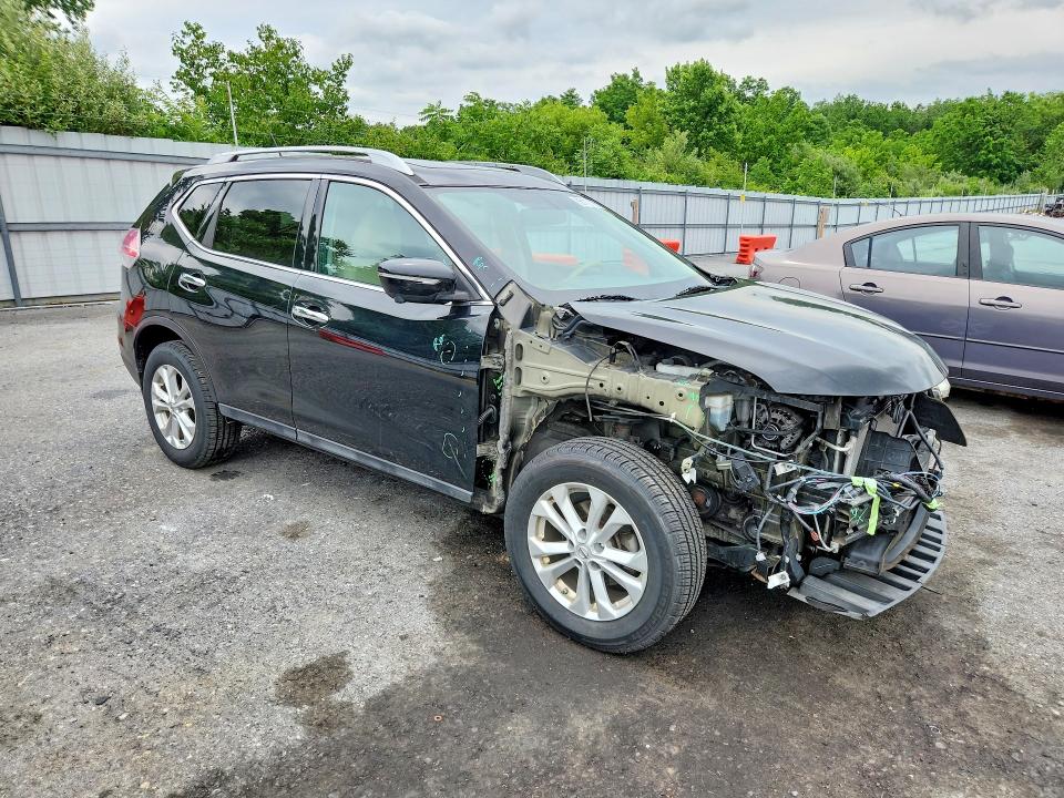 2015 Nissan Rogue VIN 5N1AT2MVXFC787653 COPART salvage auction — FRONT END, Pa - Certificate Of Salvage, sold $775 on 2026-07-04 (photo 4)