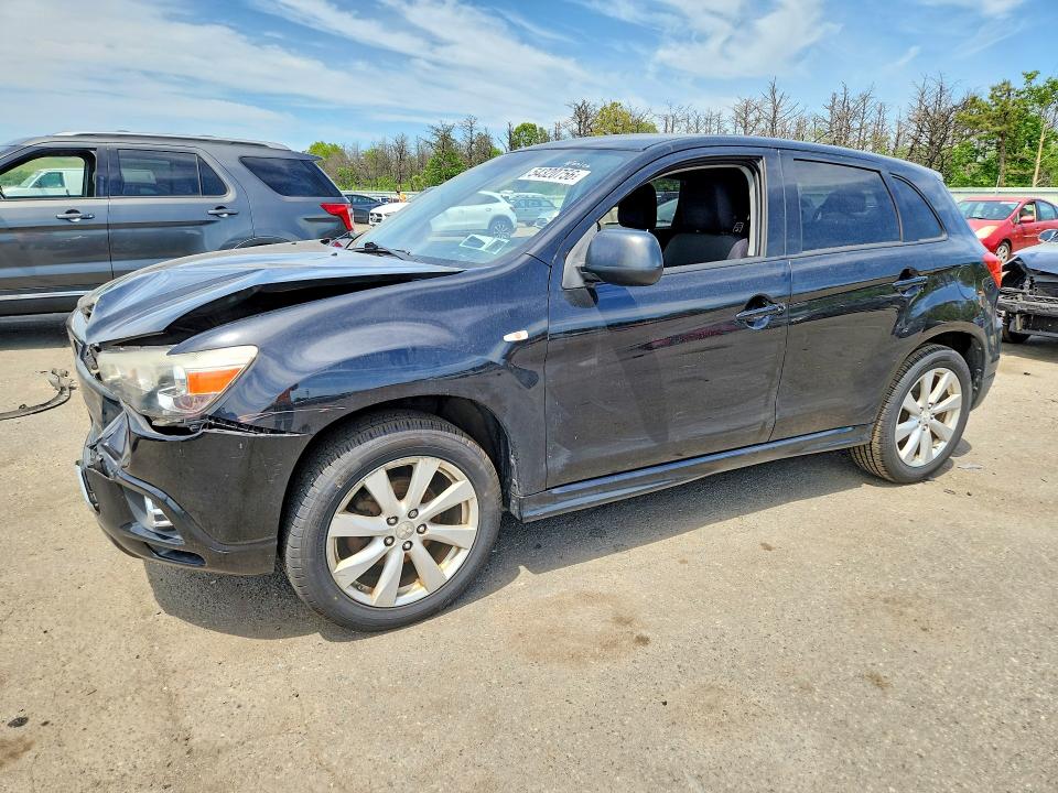 2012 Mitsubishi Outlander VIN JA4AR4AU9CZ005498 COPART salvage auction — FRONT END, Wv - Salvage Certificate, sold $1,050 on 2026-07-06 (photo 1)