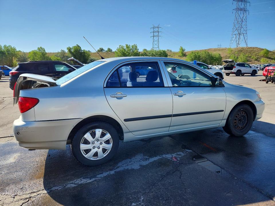 2003 Toyota Corolla VIN JTDBR32E832015587 COPART salvage auction — REAR END, Co - Salvage Title, sold $650 on 2026-07-08 (photo 3)