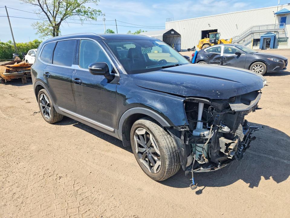 2023 Kia Telluride VIN 5XYP3DGC3PG342348 COPART salvage auction — FRONT END, Qc - Gravement Accidente, sold $3,050 on 2026-07-14 (photo 4)