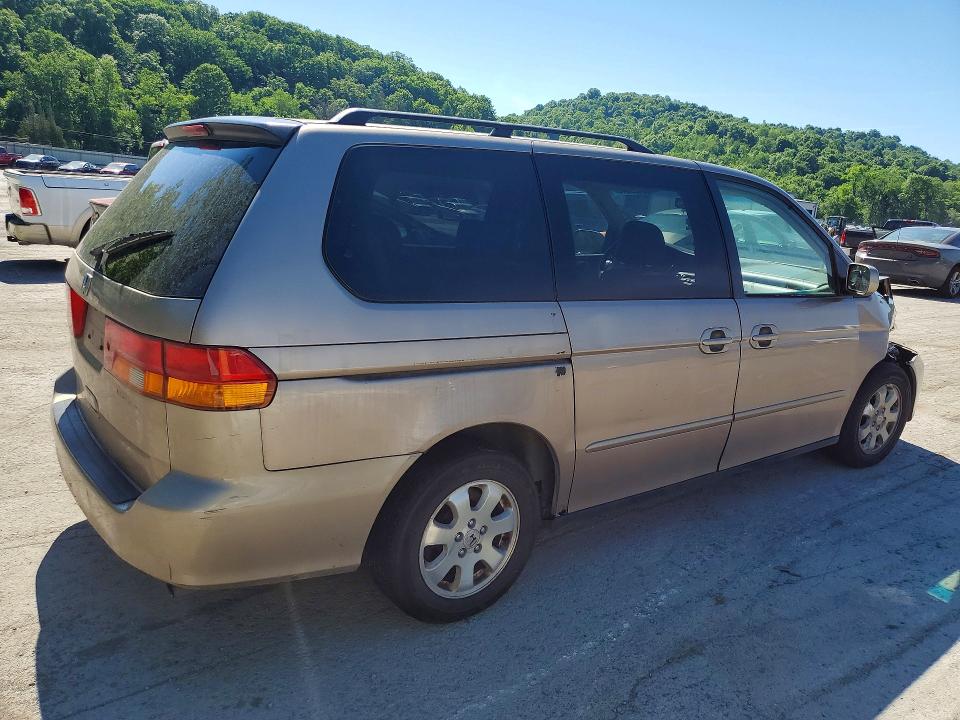 2003 Honda Odyssey VIN 5FNRL18983B045734 COPART salvage auction — FRONT END, Pa - Certificate Of Salvage, sold $500 on 2026-07-02 (photo 3)