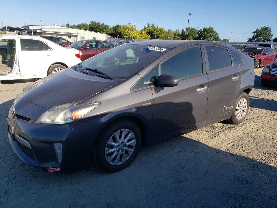 2014 Toyota Prius plug-in VIN JTDKN3DP6E3058560 COPART salvage auction — REAR END, CA - SALVAGE CERTIFICATE, sold $4,000 on 2026-07-14 (photo 1)