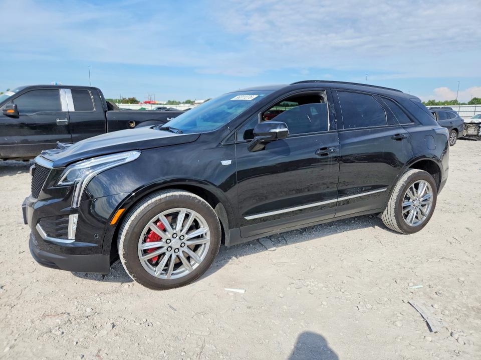 2025 Cadillac Xt5 VIN 1GYKNGRSXSZ127631 COPART salvage auction — FRONT END, MO - SALVAGE CERTIFICATE OF TITLE, sold $17,700 on 2026-08-03 (photo 1)