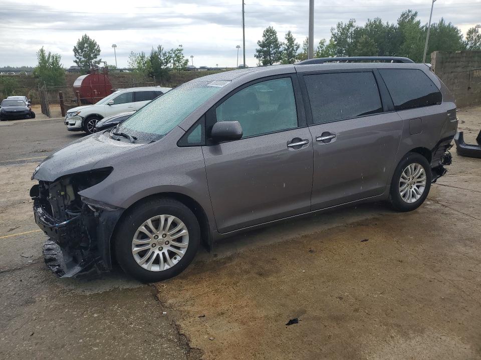 2016 Toyota VIN 5TDYK3DC8GS741944 COPART salvage auction — FRONT END, Sc - Cert Of Title-Salvage, sold $4,950 on 2026-07-10 (photo 1)