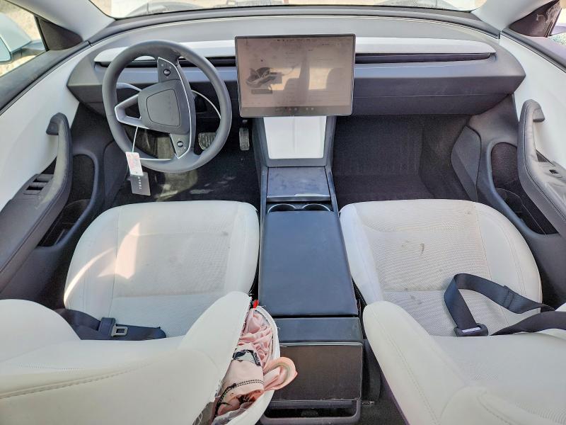 2026 Tesla VIN 5YJ3E1EA8TF139451 COPART salvage auction — SIDE, Tx - Salvage Vehicle Title, sold $13,400 on 2026-08-20 (photo 8)
