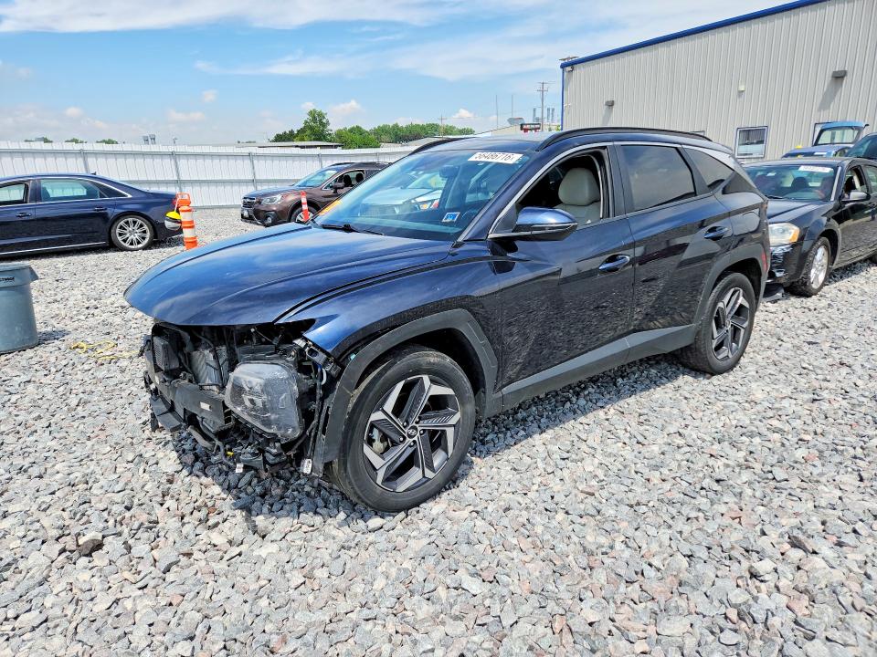 2023 Hyundai Tucson VIN KM8JFCA10PU134565 COPART salvage auction — FRONT END, WI - CERT OF TITLE-SALVAGE VEHICLE, sold $8,400 on 2026-07-27 (photo 1)