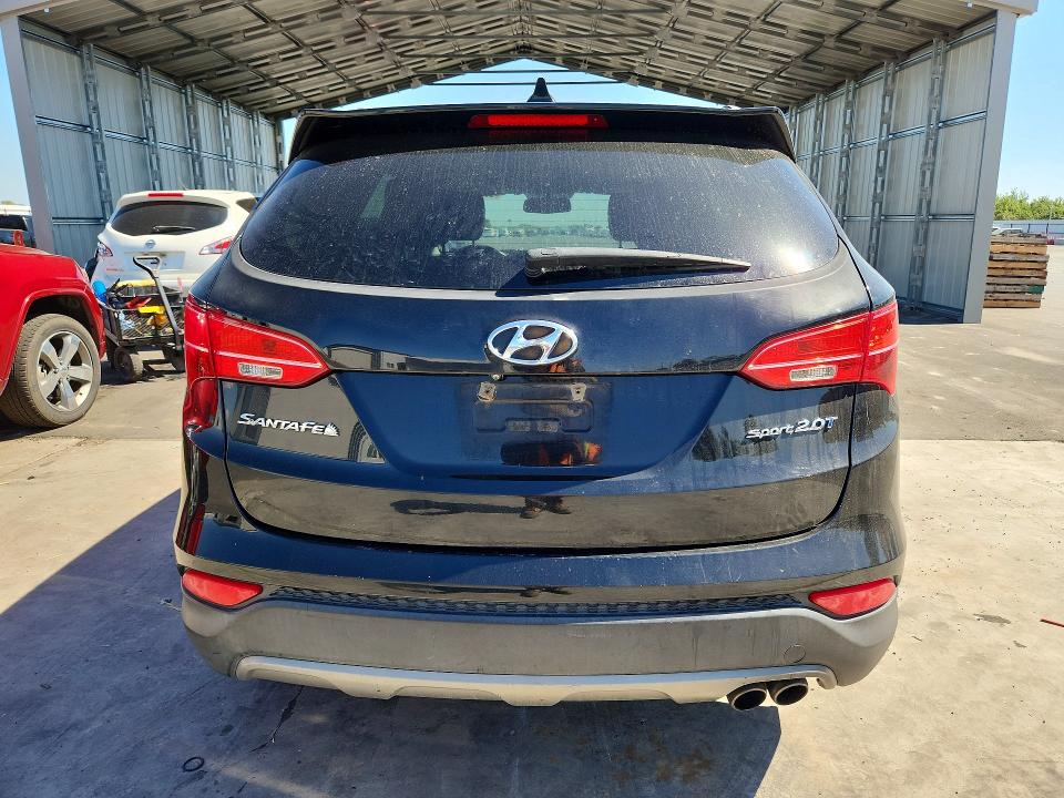 2014 Hyundai Santa fe VIN 5XYZU3LA1EG227815 COPART salvage auction — FRONT END, Ca - Dis/Dlr/Exp Only Clean Title, sold $1,150 on 2026-07-07 (photo 6)