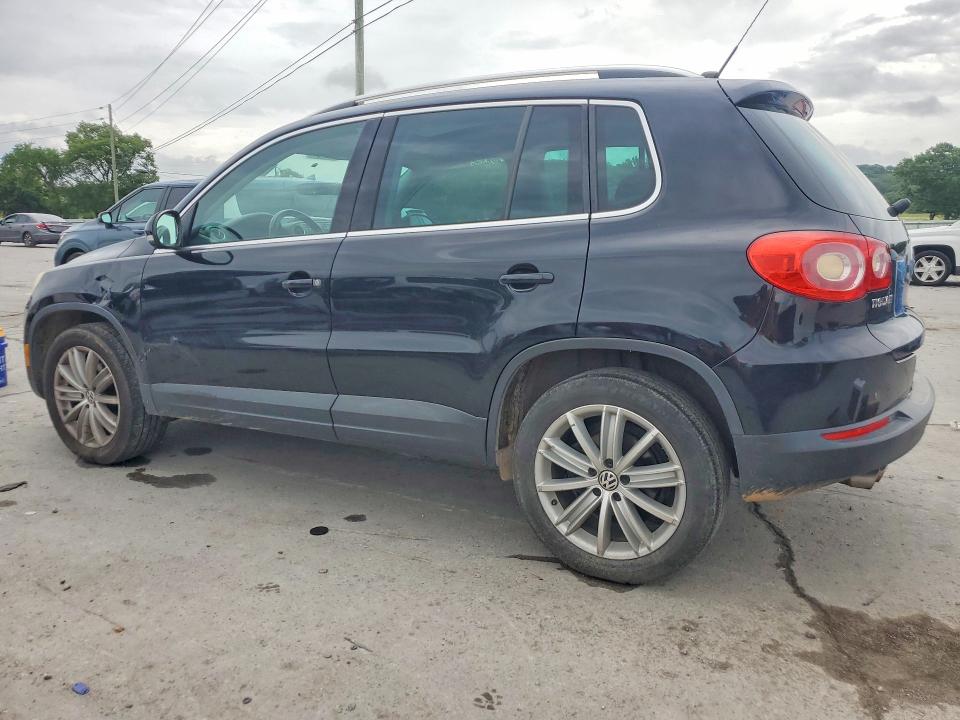 2011 Volkswagen Tiguan VIN WVGBV7AX8BW542182 COPART salvage auction — FRONT END, TN - SALVAGE CERTIFICATE, sold $600 on 2026-07-13 (photo 2)
