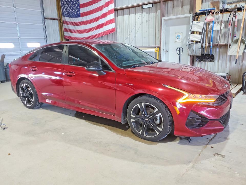 2021 Kia K5 VIN 5XXG64J28MG080799 COPART salvage auction — HAIL, Mo - Certificate Of Title, sold $5,400 on 2026-07-08 (photo 4)
