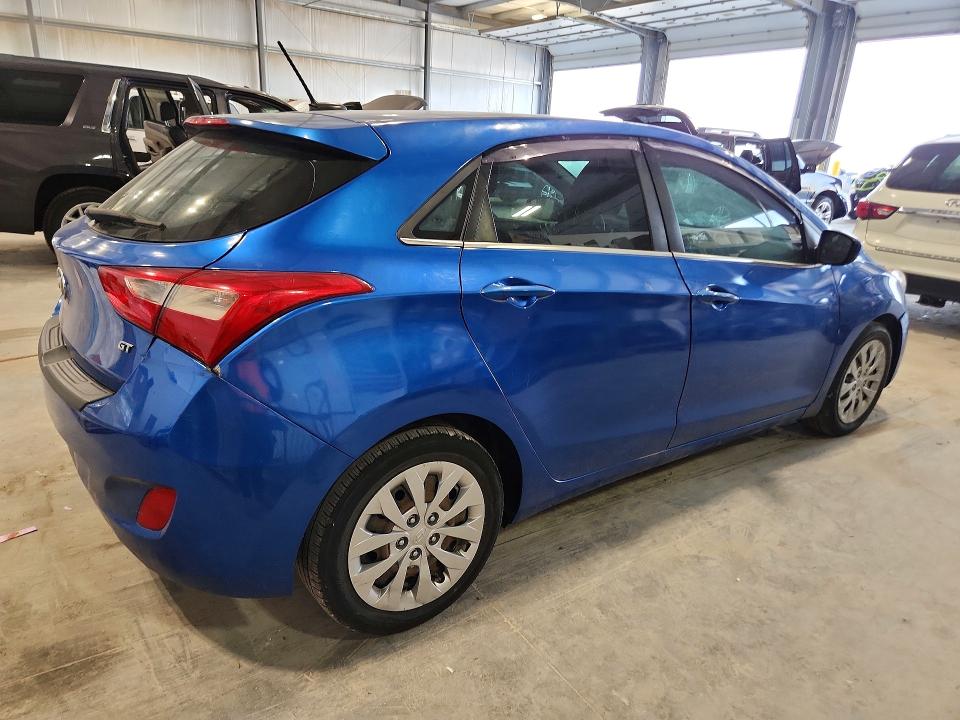 2017 Hyundai Elantra VIN KMHD35LH1HU377315 COPART salvage auction — REAR END, Ne - Cert Of Title-Salvage, sold $275 on 2026-07-14 (photo 3)