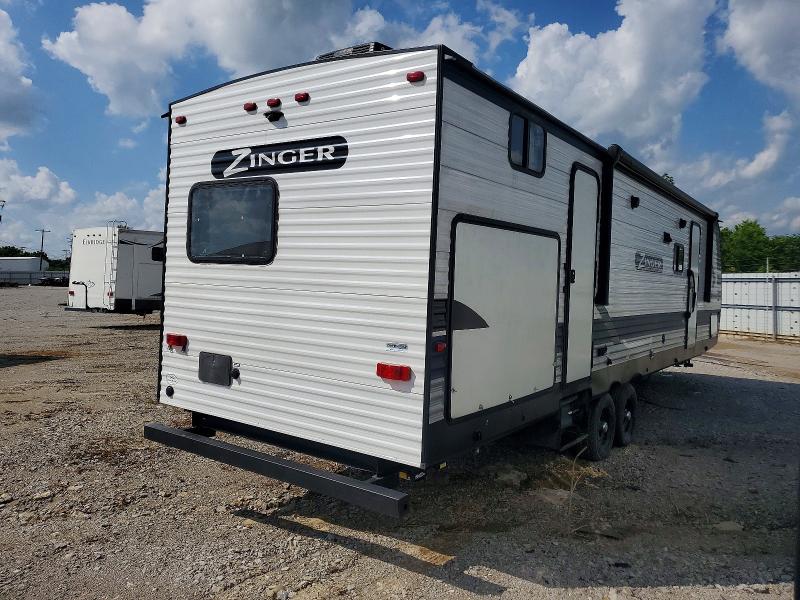 2021 Keystone Zinger VIN 4YDT32829MS374166 COPART salvage auction — WATER/FLOOD, KY - CERT OF TITLE-SALVAGE WATER, sold $7,700 on 2026-09-03 (photo 4)