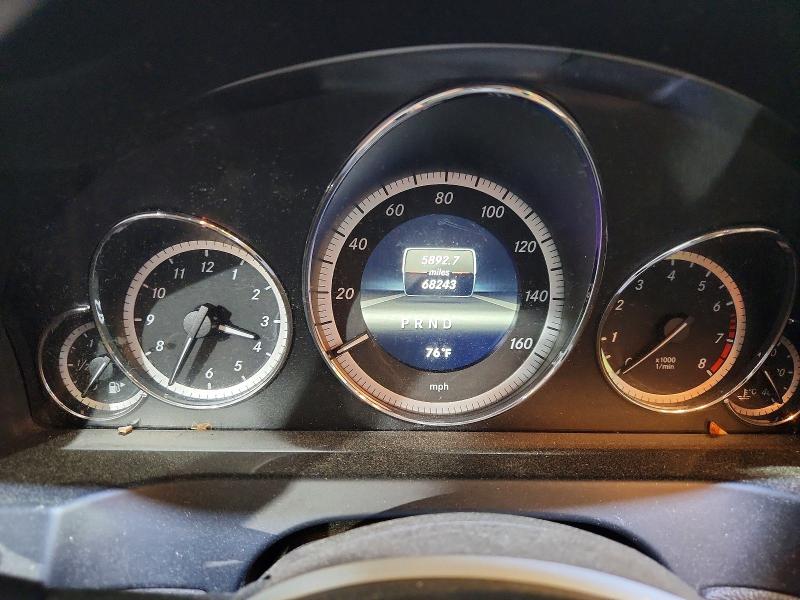 2013 Mercedes-benz E-klasse VIN WDDKK5KF6DF189053 COPART salvage auction — WATER/FLOOD, Wv - Salvage Cert - Flood Damaged, sold $2,500 on 2026-08-11 (photo 9)