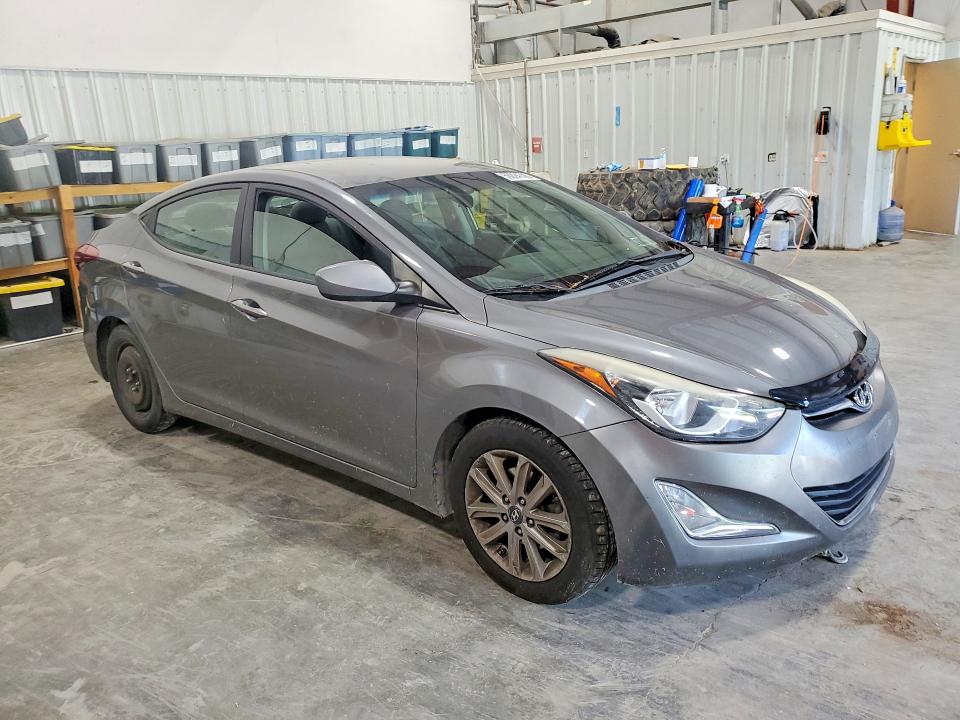 2014 Hyundai Elantra VIN 5NPDH4AE8EH514510 COPART salvage auction — VANDALISM, Ny - Certificate Of Title, sold $875 on 2026-07-06 (photo 4)