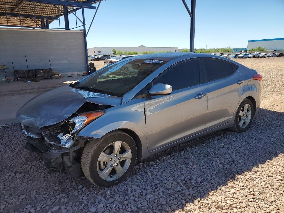 2013 Hyundai Elantra VIN KMHDH4AE7DU899719 COPART salvage auction — FRONT END, Az - Cert Of Title - Salvage, sold $575 on 2026-07-14 (photo 1)