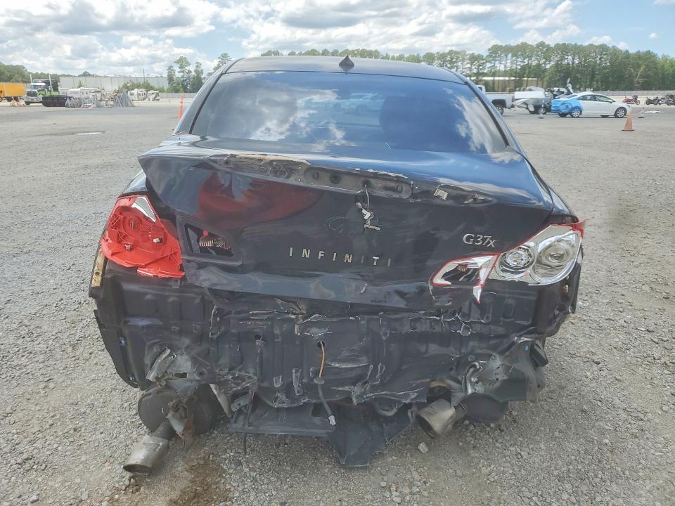 2012 Infiniti G VIN JN1CV6AR6CM676273 COPART salvage auction — SIDE, NC - SALVAGE CERTIFICATE OF TITLE, sold $225 on 2026-07-27 (photo 6)