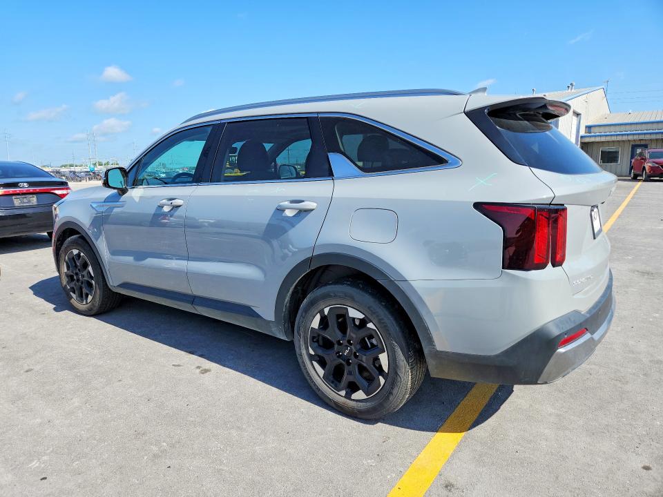 2025 Kia Sorento VIN 5XYRL4JCXSG314296 COPART salvage auction — HAIL, Ok - Cert Of Title-Salvage, sold $13,300 on 2026-07-15 (photo 2)