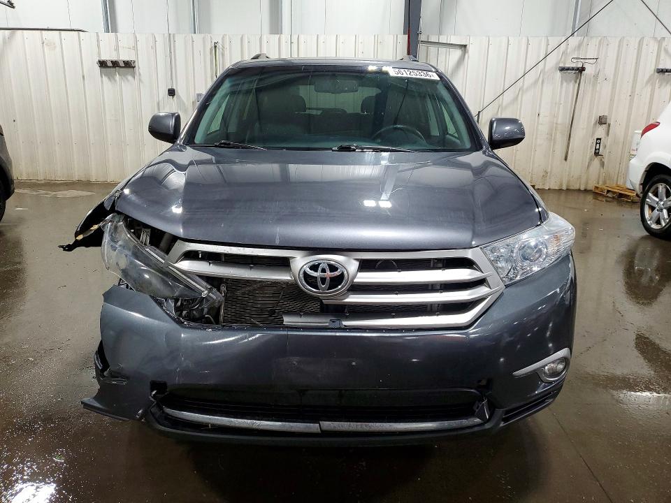 2013 Toyota Highlander VIN 5TDBK3EH0DS248450 COPART salvage auction — FRONT END, Mn - Cert Of Title-Salvage, sold $4,700 on 2026-07-14 (photo 5)