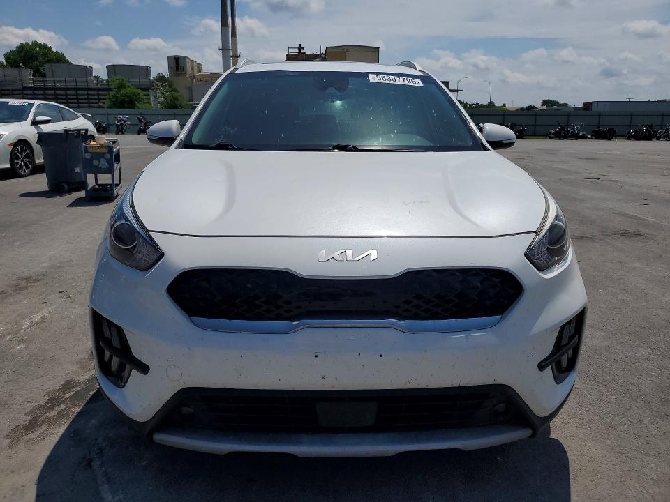 2022 Kia Niro VIN KNDCE3LCXN5516950 COPART salvage auction — HAIL, Ok - Cert Of Title-Salvage, sold $5,100 on 2026-07-22 (photo 5)