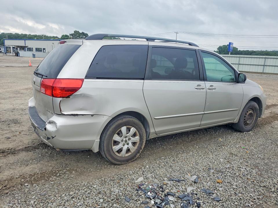2004 Toyota Sienna VIN 5TDZA23CX4S018210 COPART salvage auction — REAR END, Ar - Cert Of Title-Salvage, sold $425 on 2026-07-27 (photo 3)