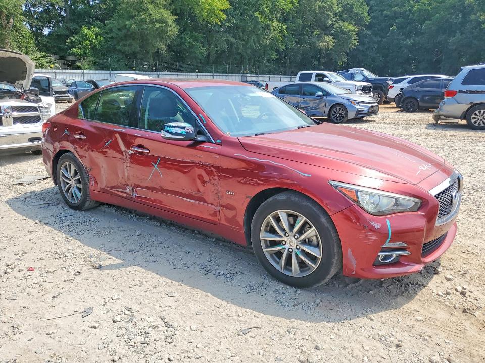 2016 Infiniti Q50 VIN JN1CV7AP2GM203092 COPART salvage auction — SIDE, GA - CERT OF TITLE-SALVAGE, sold $2,850 on 2026-07-31 (photo 4)