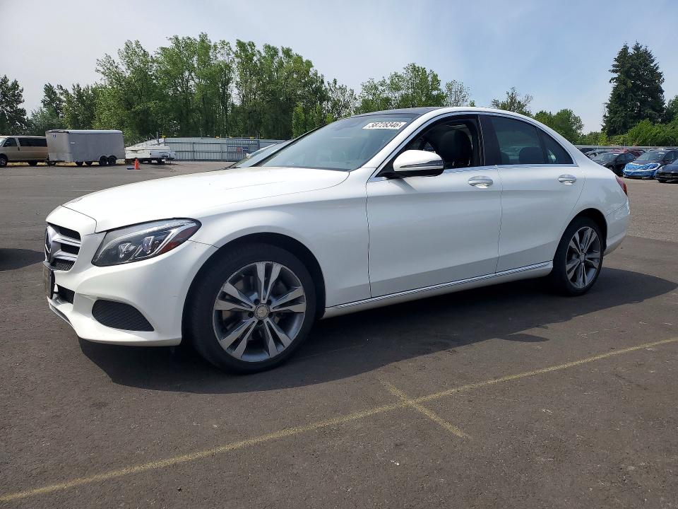 2017 Mercedes-benz C-klasse VIN 55SWF4KB6HU189392 COPART salvage auction — MINOR DENT/SCRATCHES, Wa - Vehicle Cert Of Ownership-Titl, sold $5,000 on 2026-07-02 (photo 1)