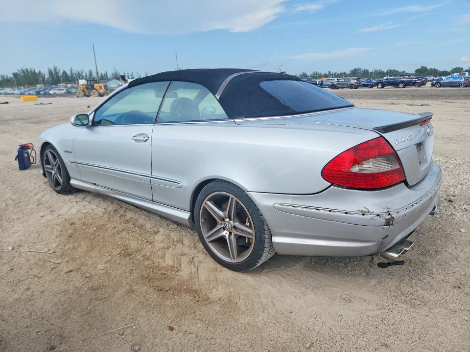 2007 Mercedes-benz Clk-class VIN WDBTK77G17T076904 COPART salvage auction — WATER/FLOOD, FL - CERT OF TITLE-SLVG REBLD FLOOD, sold $650 on 2026-07-23 (photo 2)