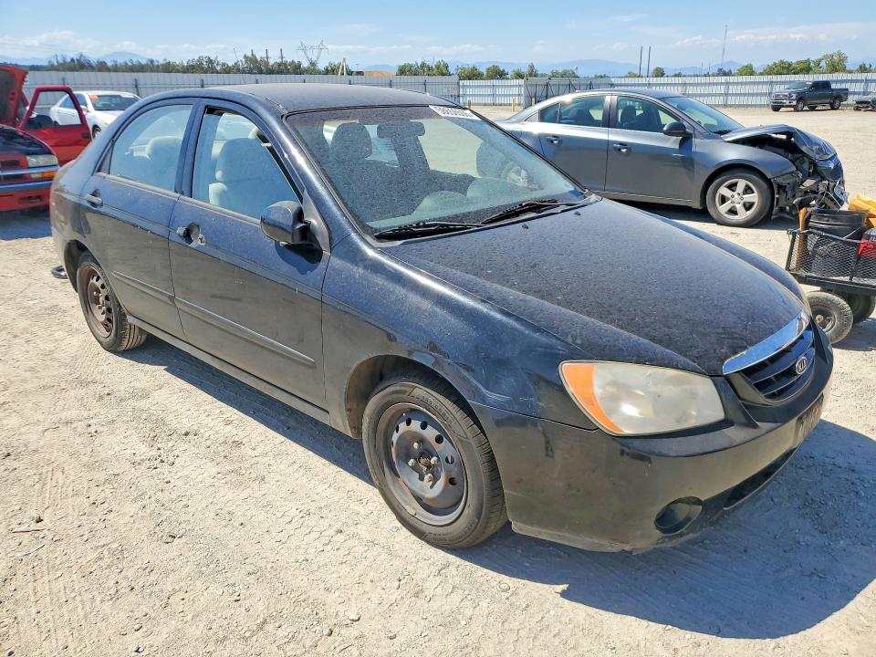 2006 Kia Spectra VIN KNAFE122065247057 COPART salvage auction — MECHANICAL, CA - DIS/DLR/EXP ONLY CLEAN TITLE, sold $50 on 2026-07-24 (photo 4)