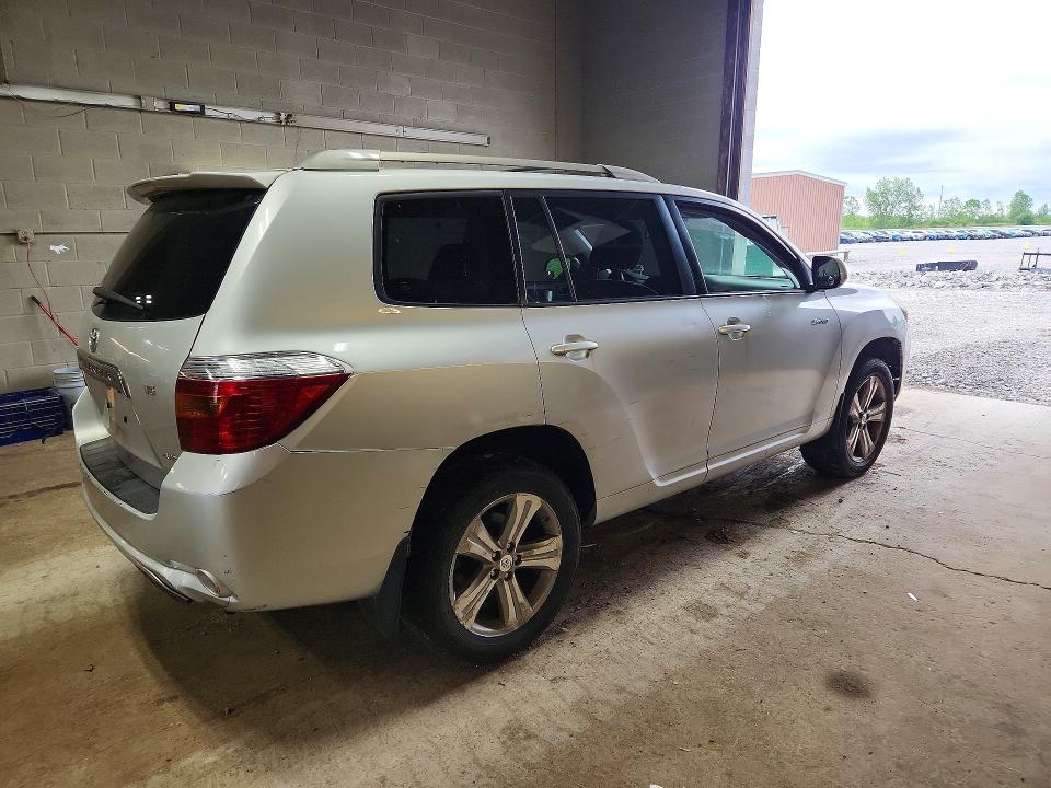 2008 Toyota Highlander VIN JTEES43A082040148 COPART salvage auction — SIDE, Ny - Mv-907A Salvage Certificate, sold $1,350 on 2026-07-20 (photo 3)
