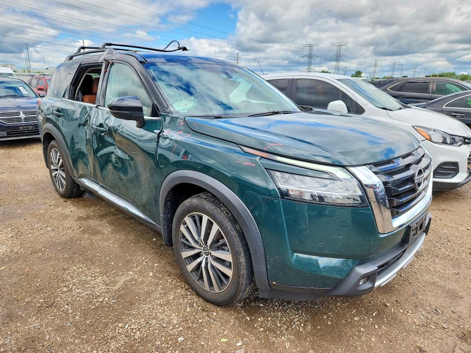 2022 Nissan Pathfinder VIN 5N1DR3DK8NC201702 COPART salvage auction — SIDE, IL - SALVAGE CERTIFICATE, sold $11,600 on 2026-08-29 (photo 4)