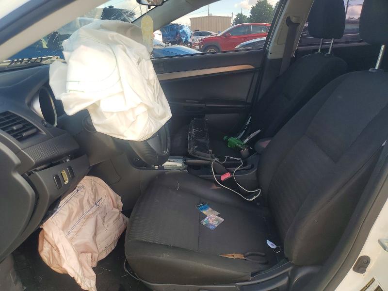 2008 Mitsubishi Lancer VIN JA3AU16U98U040217 COPART salvage auction — FRONT END, OH - CERT OF TITLE-SALVAGE, sold $70 on 2026-07-15 (photo 7)
