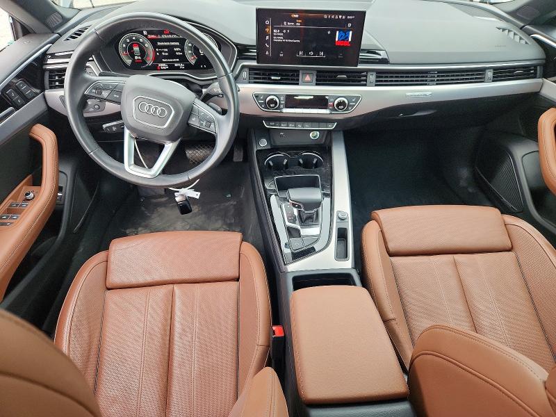 2022 Audi A5 VIN WAUEACF58NA020017 COPART salvage auction — SIDE, OH - CERT OF TITLE-SALVAGE, sold $14,200 on 2026-07-02 (photo 8)