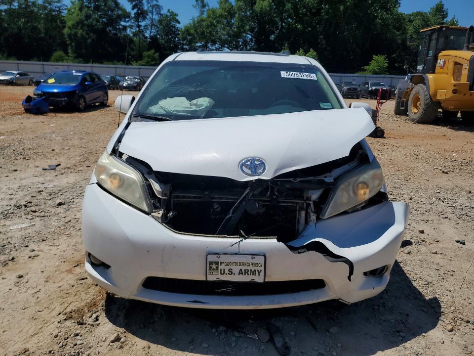 2012 Toyota VIN 5TDYK3DC1CS191965 COPART salvage auction — FRONT END, NC - SALVAGE CERTIFICATE OF TITLE, sold $175 on 2026-07-27 (photo 5)
