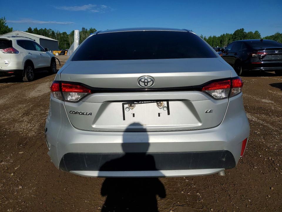 2020 Toyota Corolla VIN 5YFBPRBE9LP035986 COPART salvage auction — SIDE, On - Permit Salvage, sold $6,700 on 2026-07-09 (photo 6)
