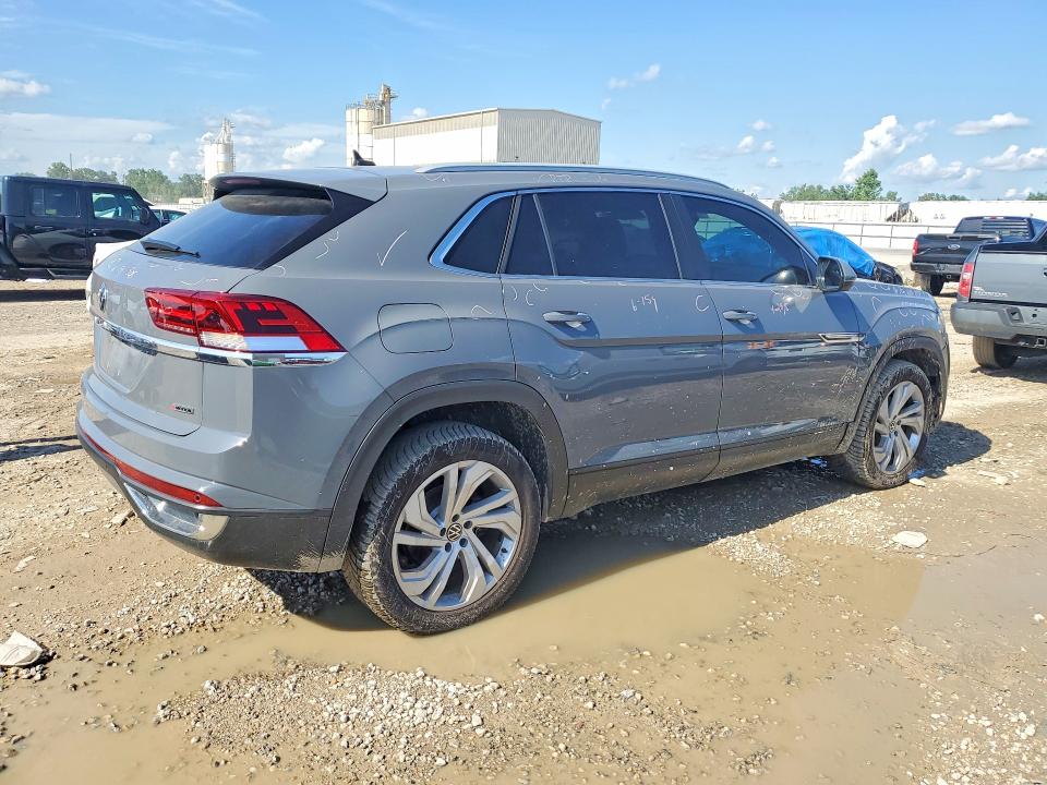 2020 Volkswagen Atlas cross sport VIN 1V2MC2CA2LC205717 COPART salvage auction — HAIL, Ks - Cert Of Title-Salvage, sold $9,800 on 2026-07-16 (photo 3)