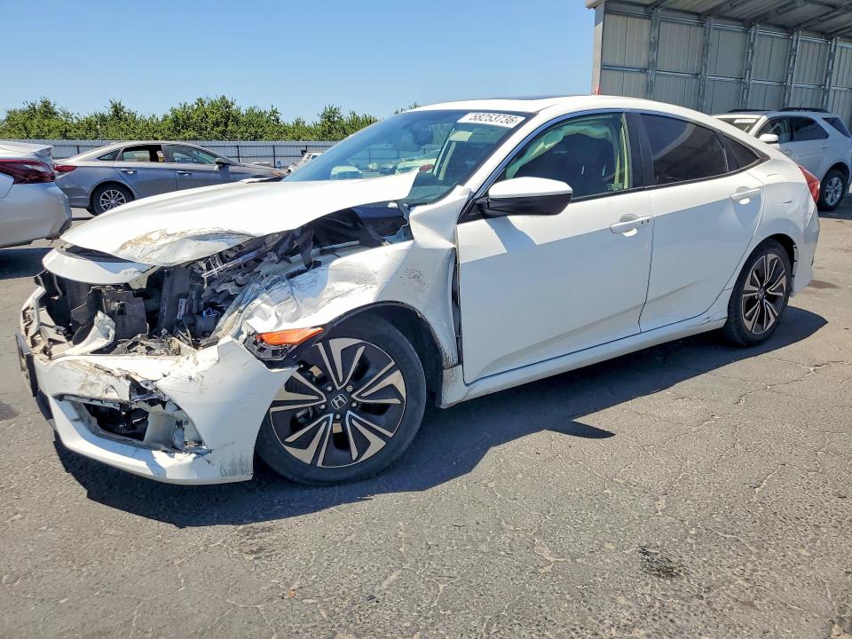 2018 Honda Civic VIN JHMFC1F76JX041350 COPART salvage auction — FRONT END, CA - SALVAGE CERTIFICATE, sold $3,100 on 2026-07-20 (photo 1)