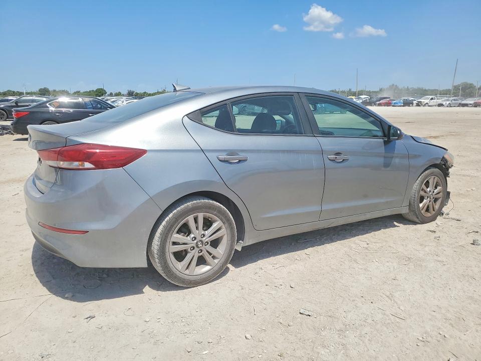 2018 Hyundai Elantra VIN KMHD84LF3JU511709 COPART salvage auction — FRONT END, FL - CERT OF TITLE SLVG REBUILDABLE, sold $1,350 on 2026-07-28 (photo 3)