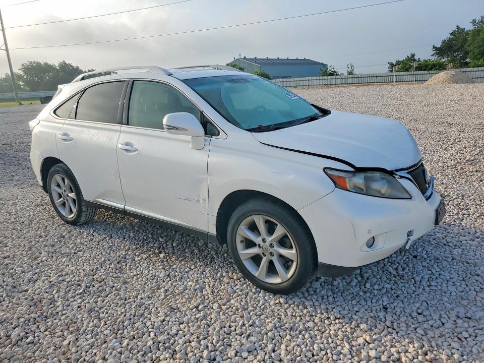 2012 Lexus Rx VIN 2T2ZK1BA0CC081097 COPART salvage auction — FRONT END, Tx - Salvage Vehicle Title, sold $2,850 on 2026-07-02 (photo 4)