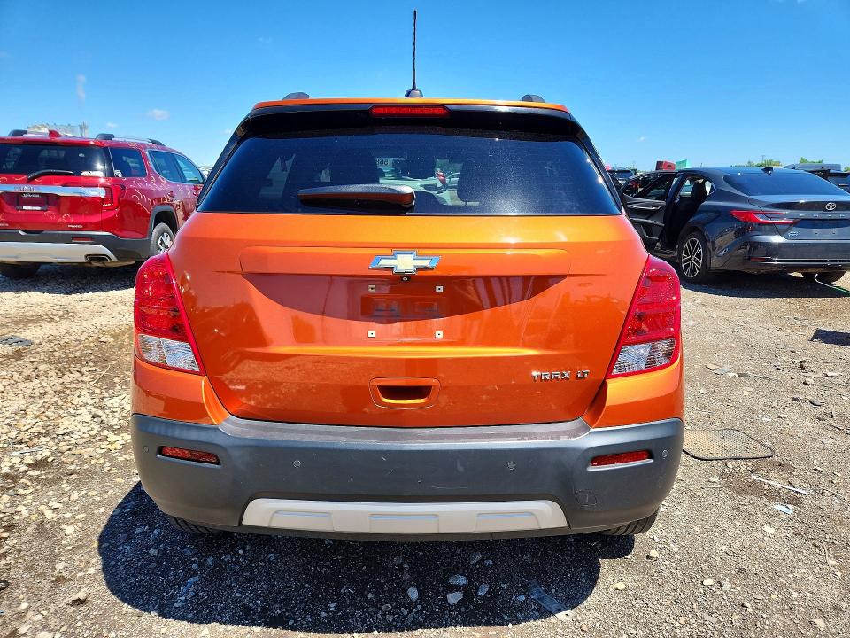 2015 Chevrolet Trax VIN KL7CJLSB4FB127600 COPART salvage auction — FRONT END, Il - Salvage Certificate, sold $900 on 2026-07-22 (photo 6)
